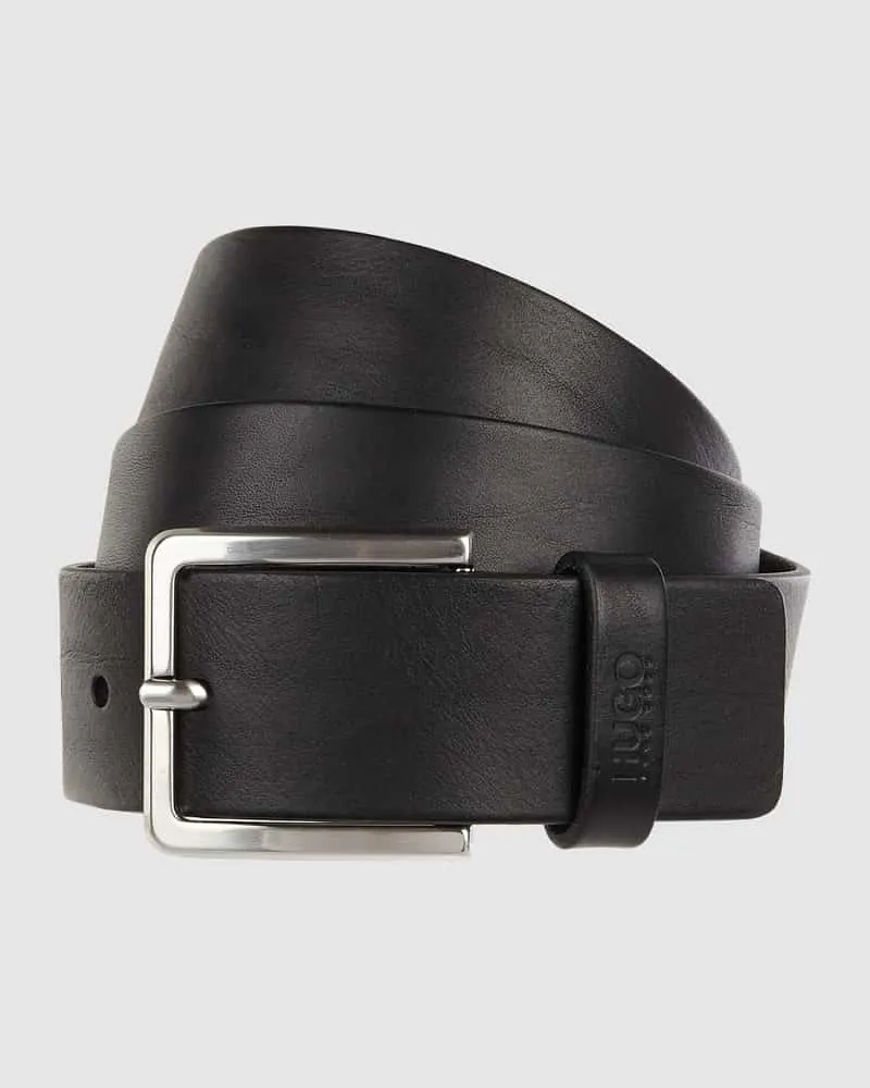 HUGO BOSS Ledergürtel mit Dornschließe 