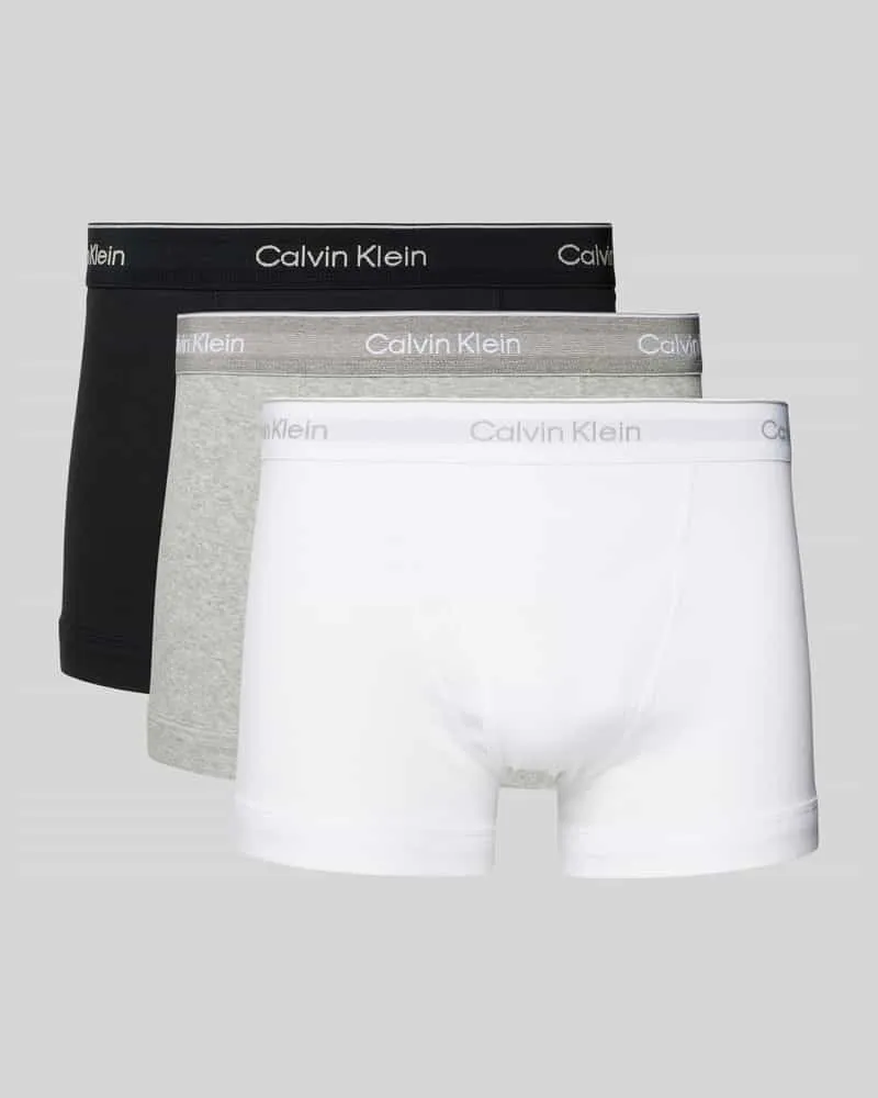 Calvin Klein Trunks mit Label-Bund im 3er-Pack 