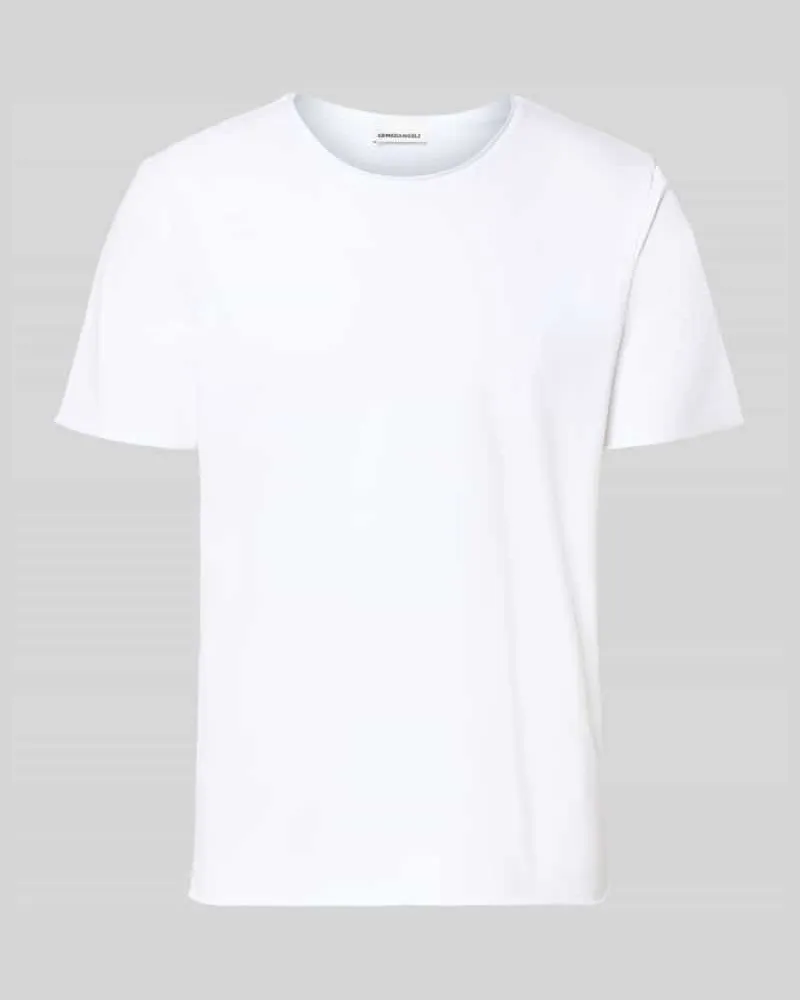 Armedangels Regular Fit T-Shirt aus reiner Bio-Baumwolle Modell 'JAAMES Weiss