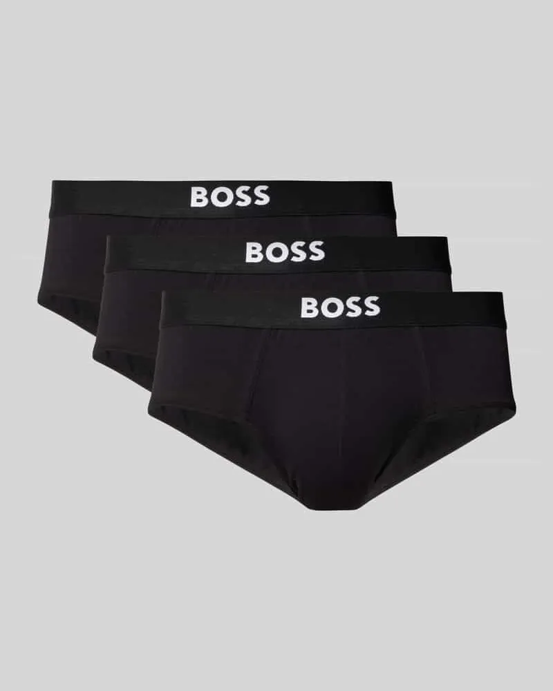 HUGO BOSS Slip mit elastischem Label-Bund im 3er-Pack 
