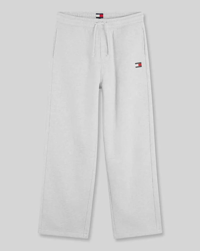 Tommy Hilfiger Regular Fit Sweatpants aus Baumwoll-Mix Hellgrau