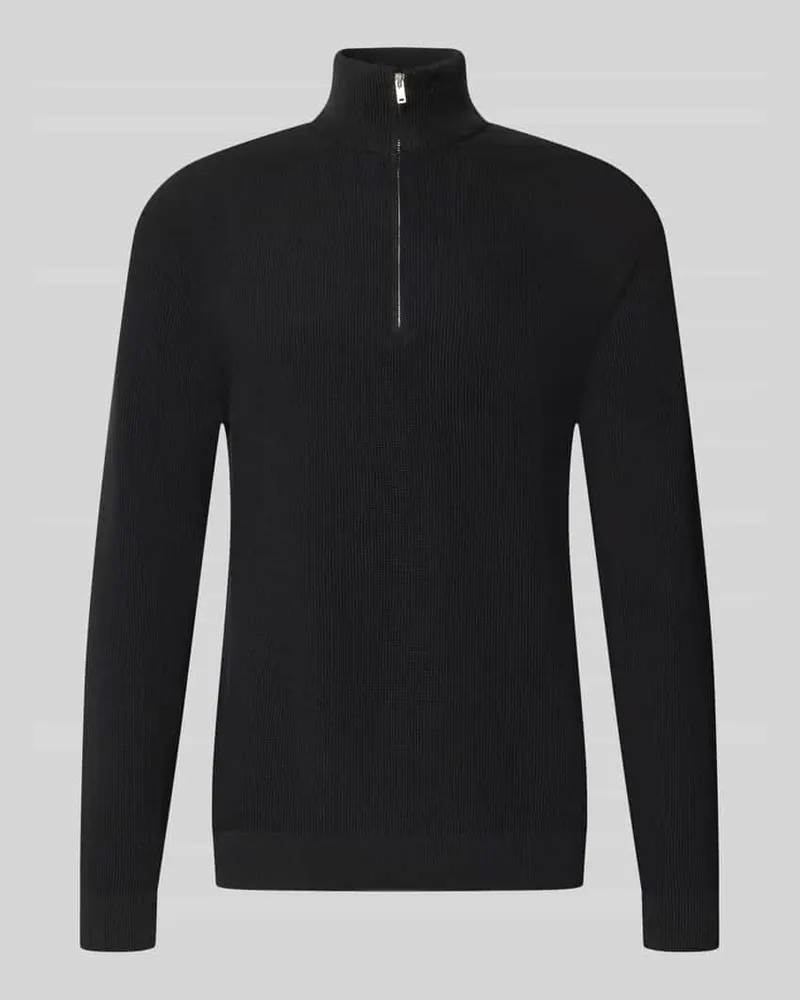 Only & Sons Regular Fit Pullover aus reiner Baumwolle Modell 'TONY Black