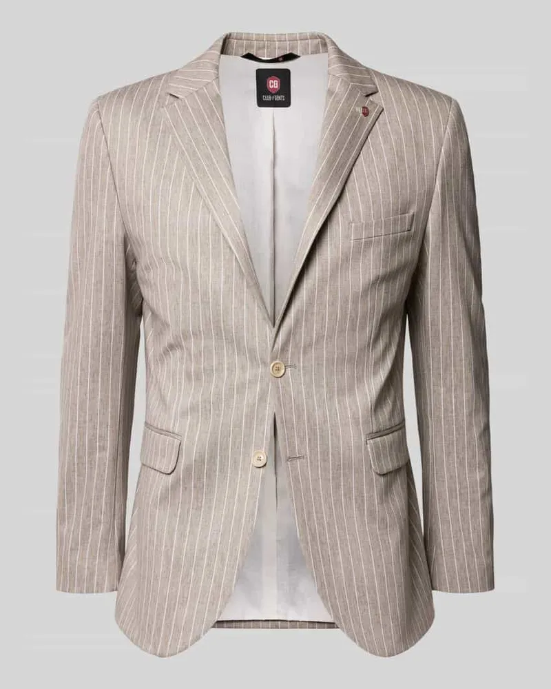 CG Regular Fit Sakko mit Viskose-Anteil Modell 'Calvin Beige