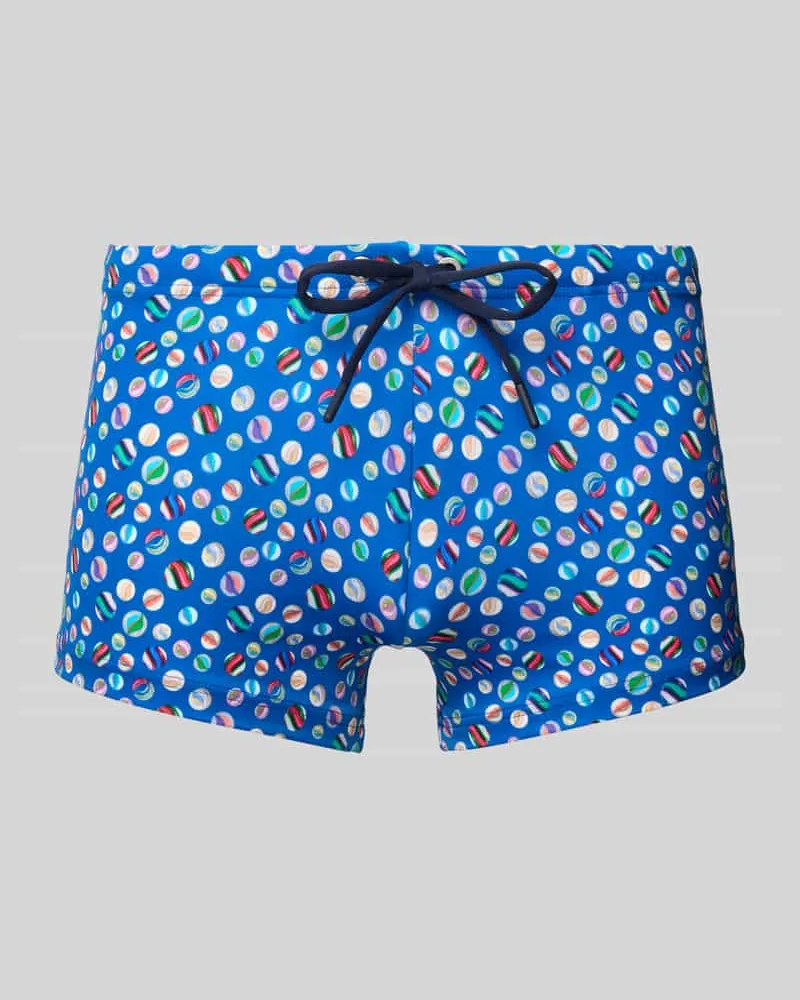HOM Slim Fit Badeshorts mit Tunnelzug Modell 'SoCoa 