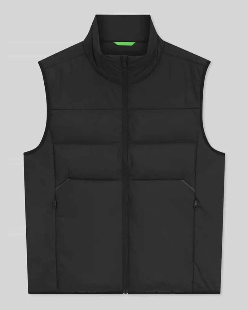 HUGO BOSS Regular Fit Weste mit Stehkragen Modell 'OW_Urbanex Black