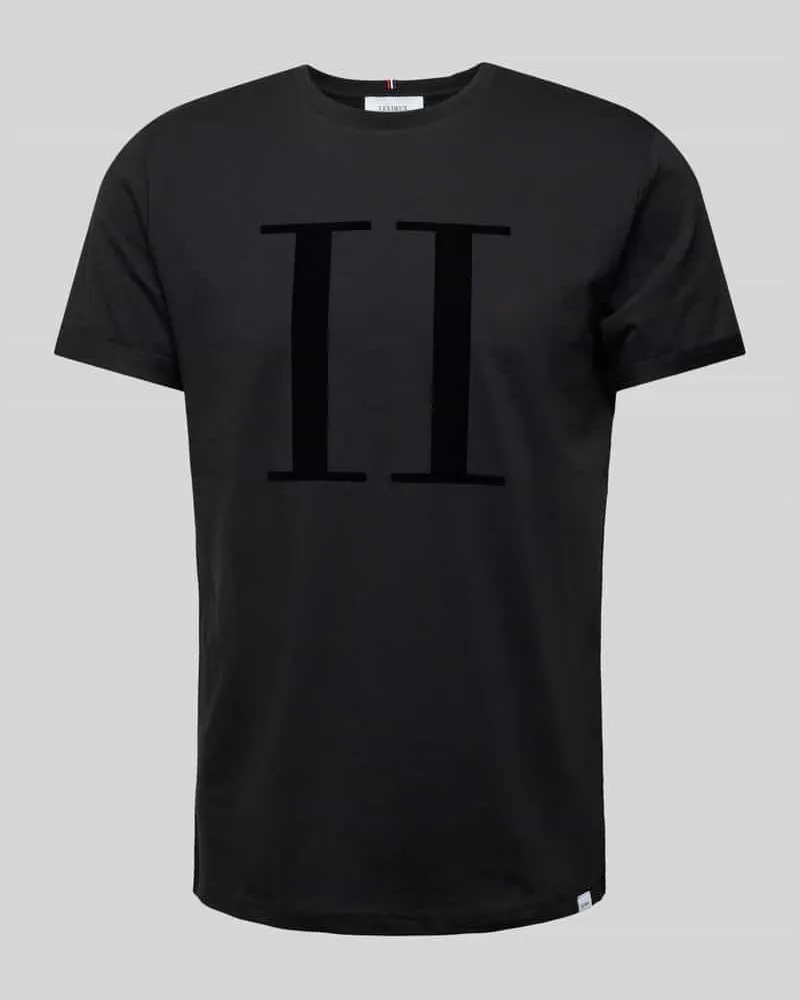 LES DEUX T-Shirt mit Label-Print Modell 'Encore 