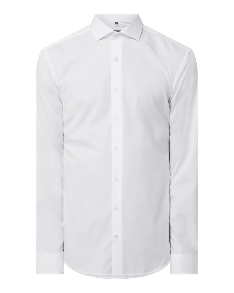 Eterna Slim Fit Businesshemd aus Popeline 