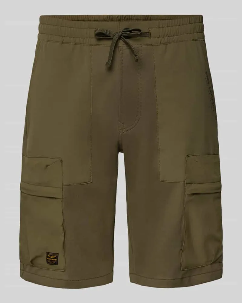 PME Legend Regular Fit Cargoshorts mit elastischem Bund Modell 'AIRYLON 