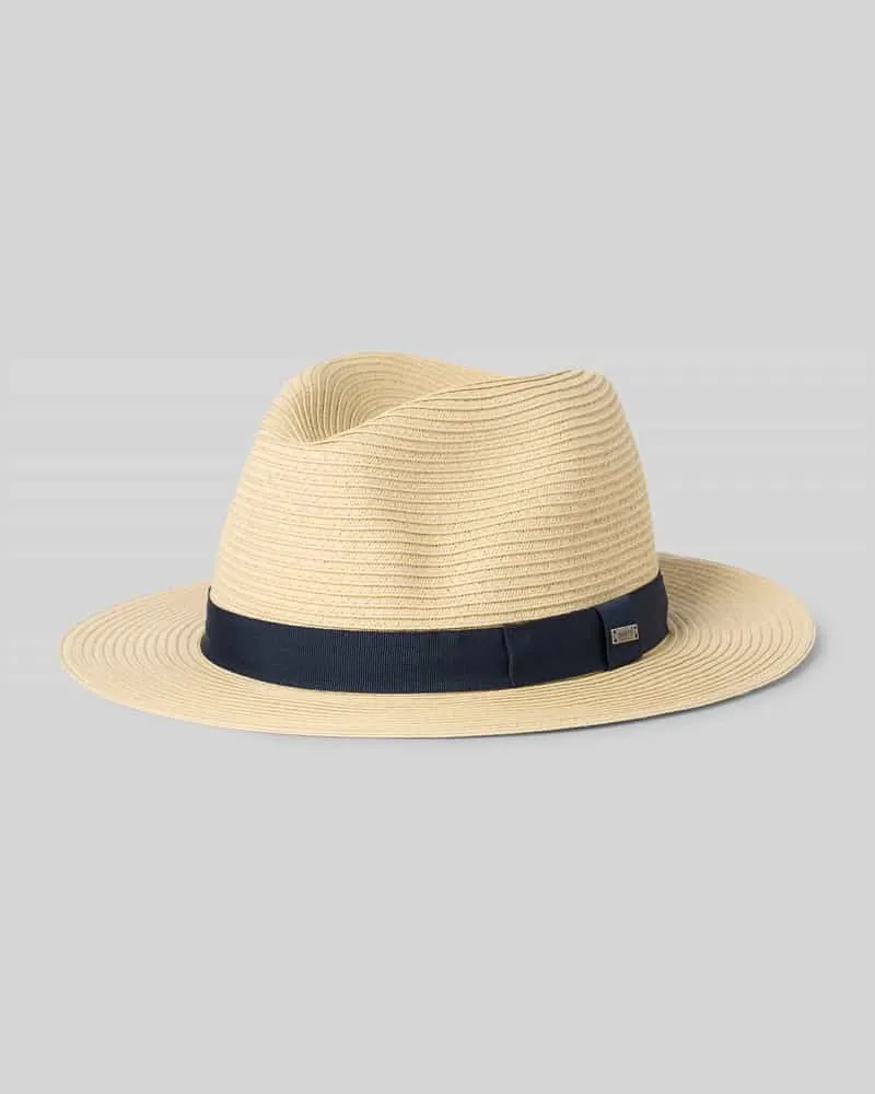 Barts Strohhut mit Hutband Modell 'AVELOZ HAT Beige