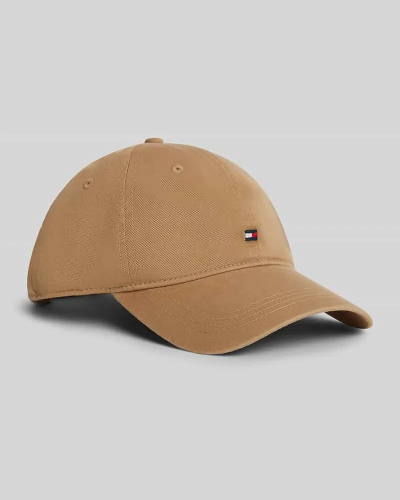Tommy Hilfiger Cap aus reiner Baumwolle Camel