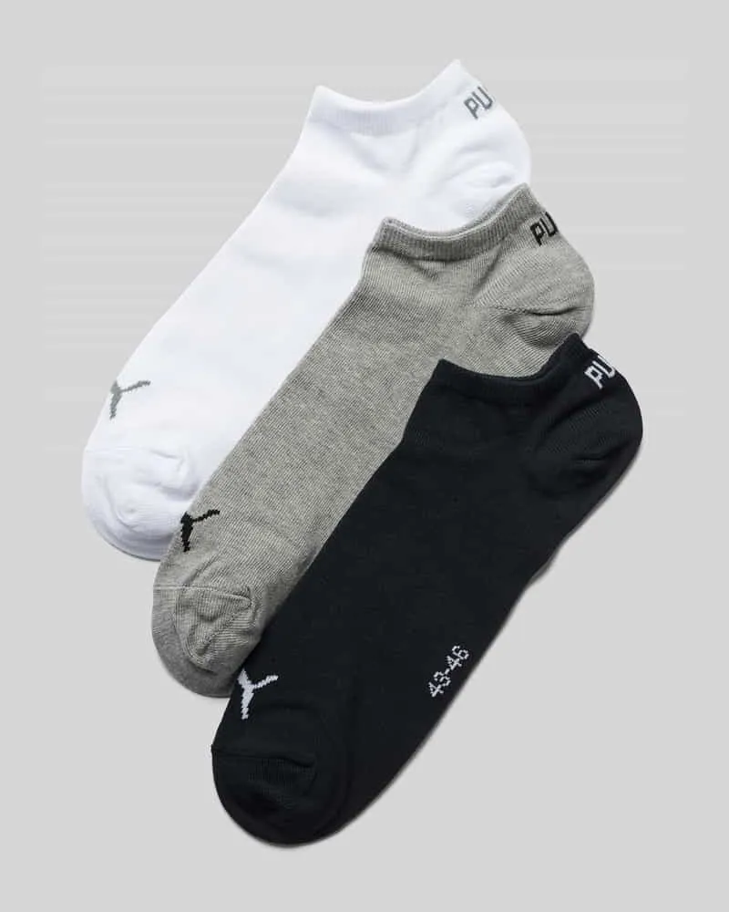 Puma Sneakersocken mit Logo im 3er-Pack Offwhite