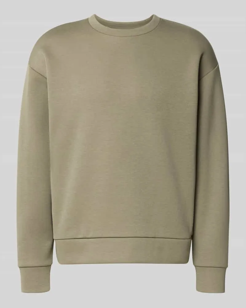 Jack & Jones Regular Fit Sweatshirt mit Baumwoll-Anteil Hellgruen