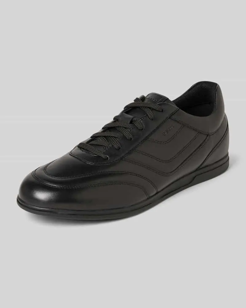 Geox Sneaker aus echtem Leder Modell 'Renan Black