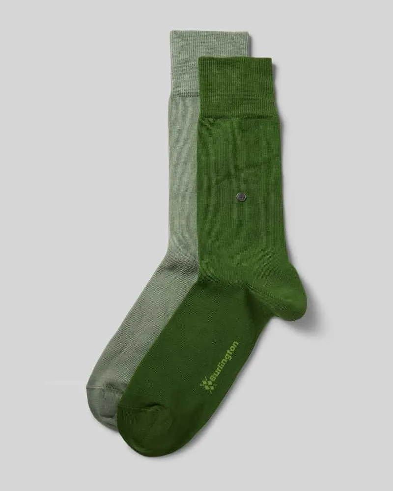 Burlington Socken mit Label-Details im 2er-Pack 