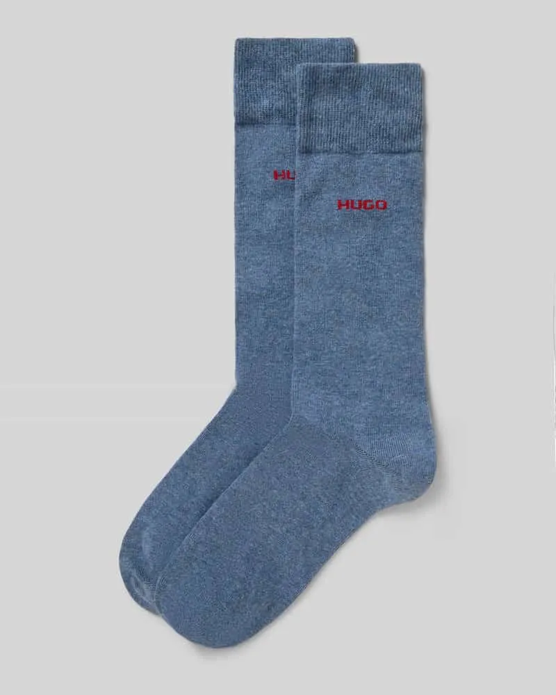 HUGO BOSS Socken aus Baumwoll-Mix im 2er-Pack Hellblau