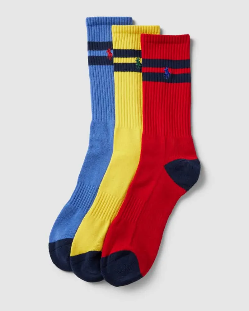 Ralph Lauren Socken mit Logo-Stitching im 3er-Pack 