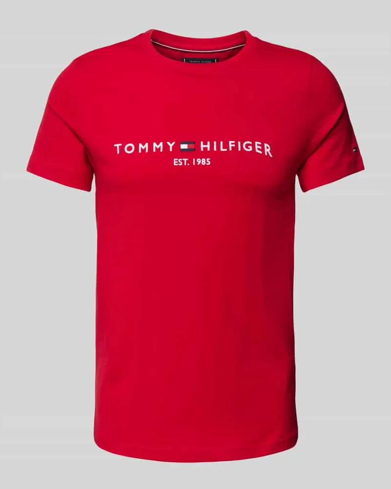 Tommy Hilfiger T-Shirt mit Label-Stitching 