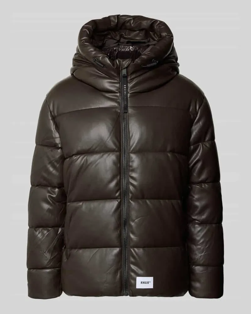 khujo Steppjacke mit Kapuze Modell 'COEN 2 Dunkelgrau