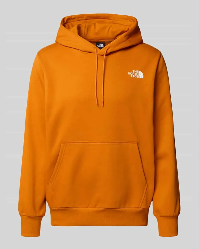 The North Face Hoodie mit Label-Print Orange
