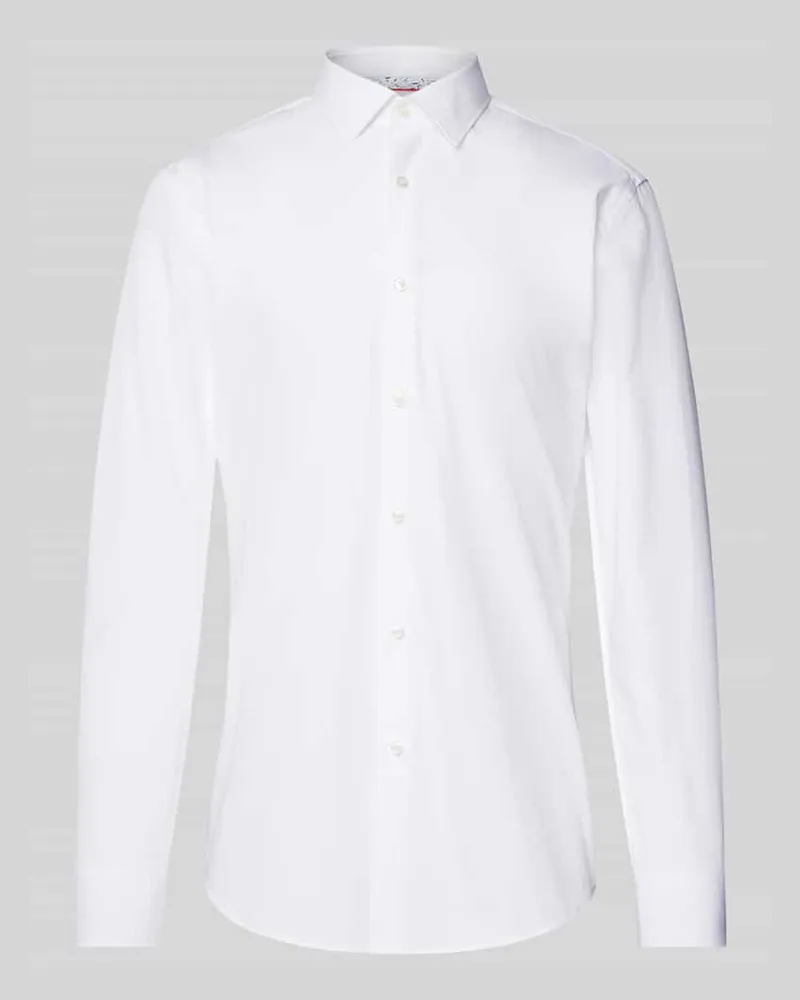 HUGO BOSS Slim Fit Business-Hemd mit Kentkragen Modell 'Koey 