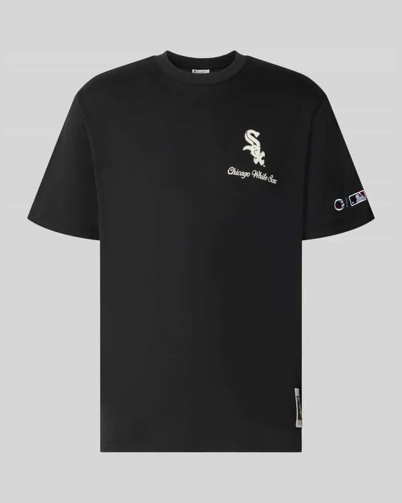 Champion Relaxed Fit T-Shirt aus reiner Baumwolle Black