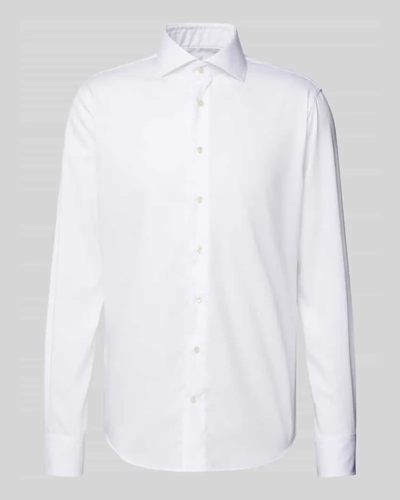Profuomo Slim Fit Businesshemd aus Twill 