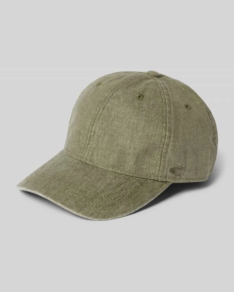 Camel Active Leinenbasecap mit Logo-Stitching 