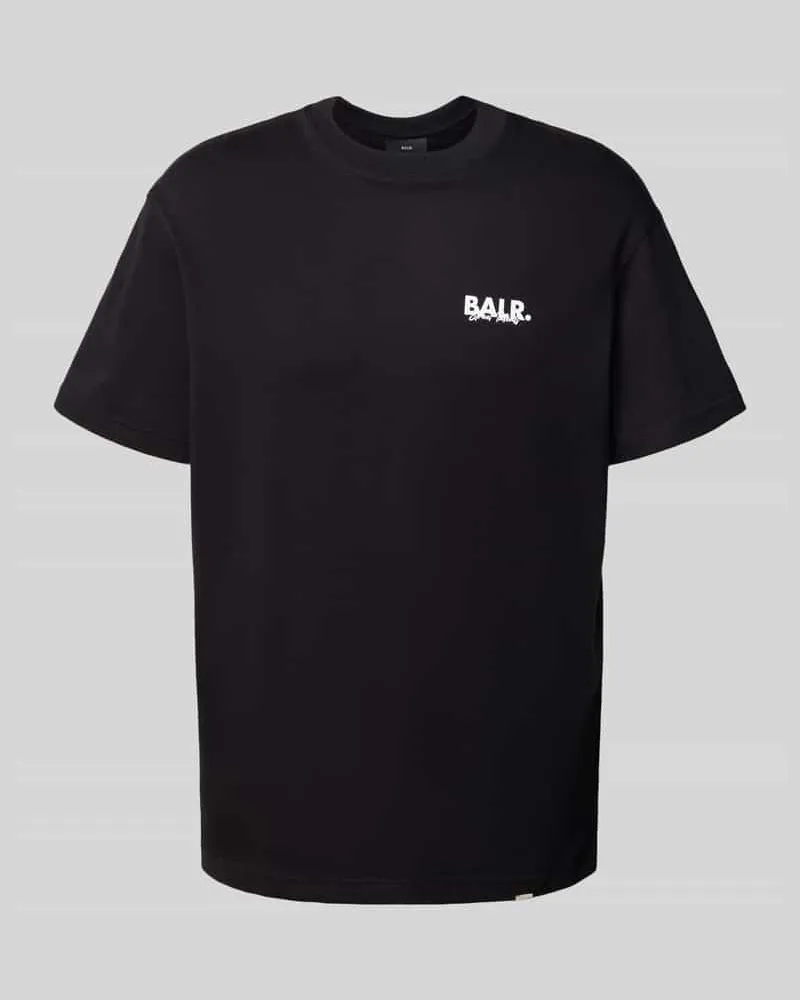 BALR. T-Shirt mit Logo und Rundhalsausschnitt 