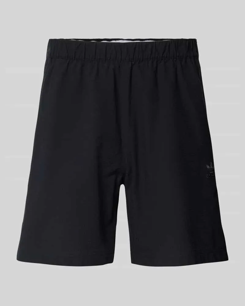 adidas Regular Fit Shorts mit Label-Stitching 