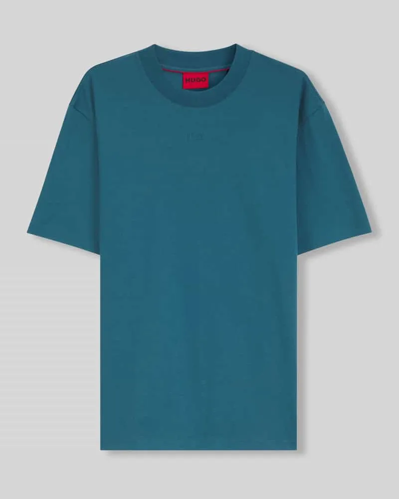 HUGO BOSS Regular Fit T-Shirt aus reiner Baumwolle Modell 'Dapolino Ocean