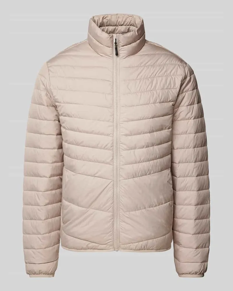 Jack & Jones Steppjacke mit Stehkragen Modell 'STATE Beige
