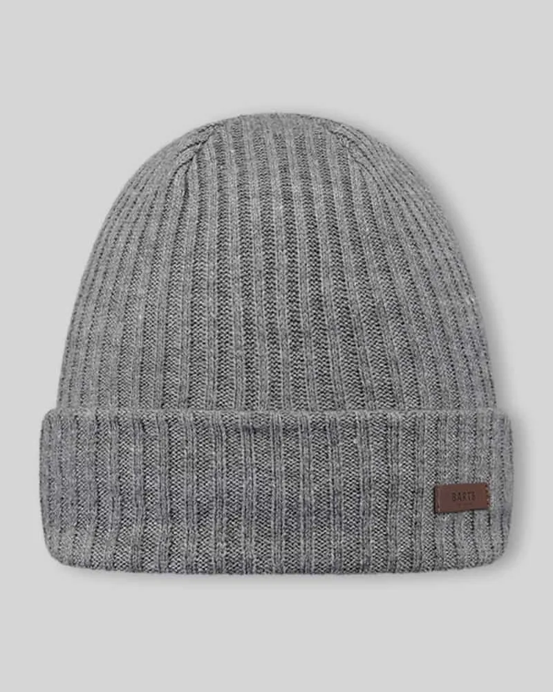 Barts Mütze mit Label-Patch Modell 'WILBERT TURNUP Silber