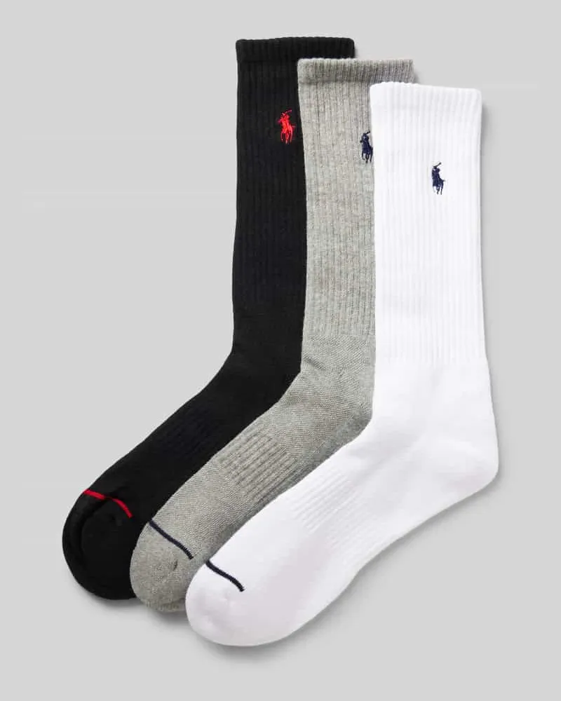 Ralph Lauren Socken mit Logo-Stitching im 3er-Pack 