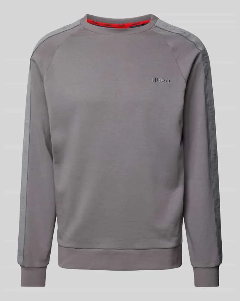 HUGO BOSS Sweatshirt mit Rundhalsausschnitt 