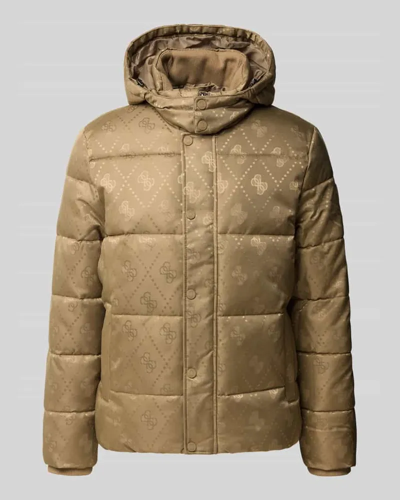 Guess Pufferjacke mit Kapuze Beige