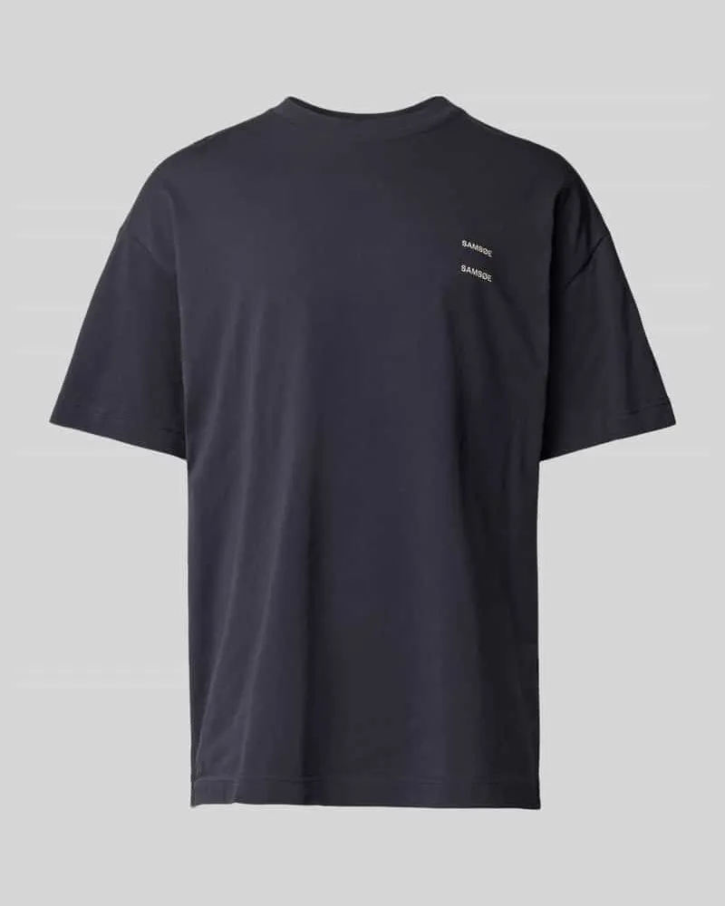 Samsøe & Samsøe Oversized T-Shirt mit geripptem Rundhalsausschnitt Modell 'JOEL 