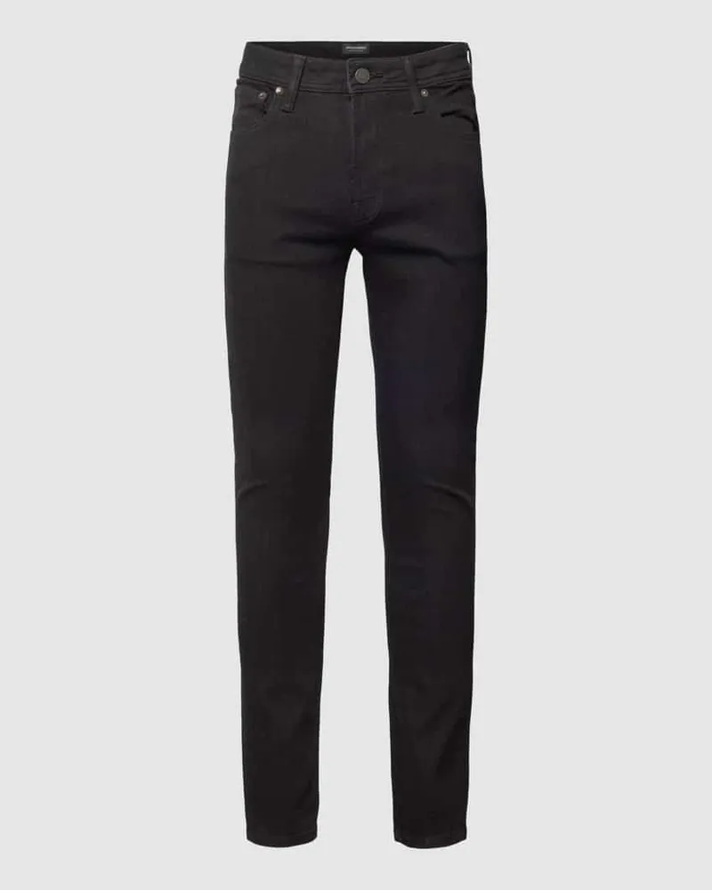 Jack & Jones Slim Fit Jeans mit 5-Pocket-Design Modell 'LIAM 