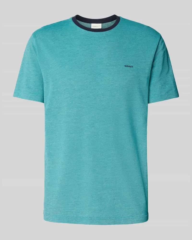 Gant T-Shirt mit Strukturmuster 