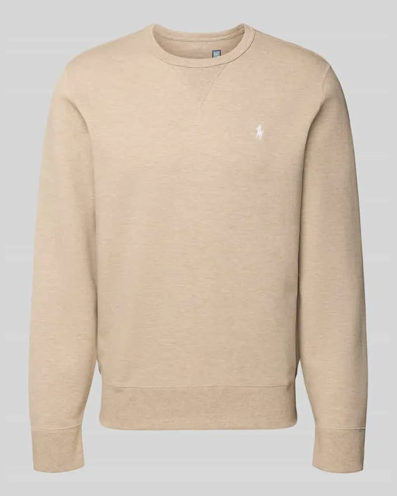 Ralph Lauren Sweatshirt mit Label-Stitching Sand