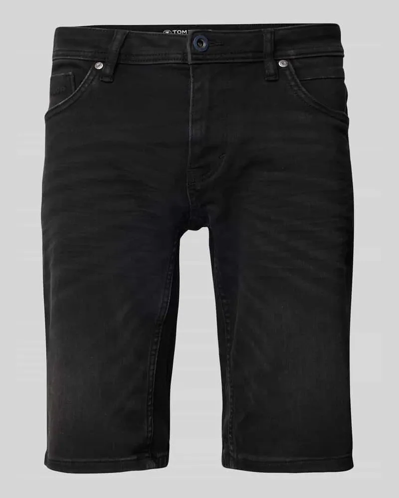 Tom Tailor Regular Fit Bermudas mit 5-Pocket-Design 