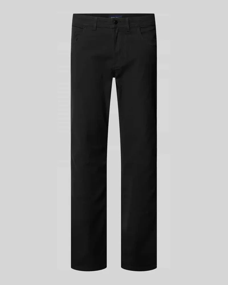 Christian Berg Slim Fit Jeans im 5-Pocket-Design Black