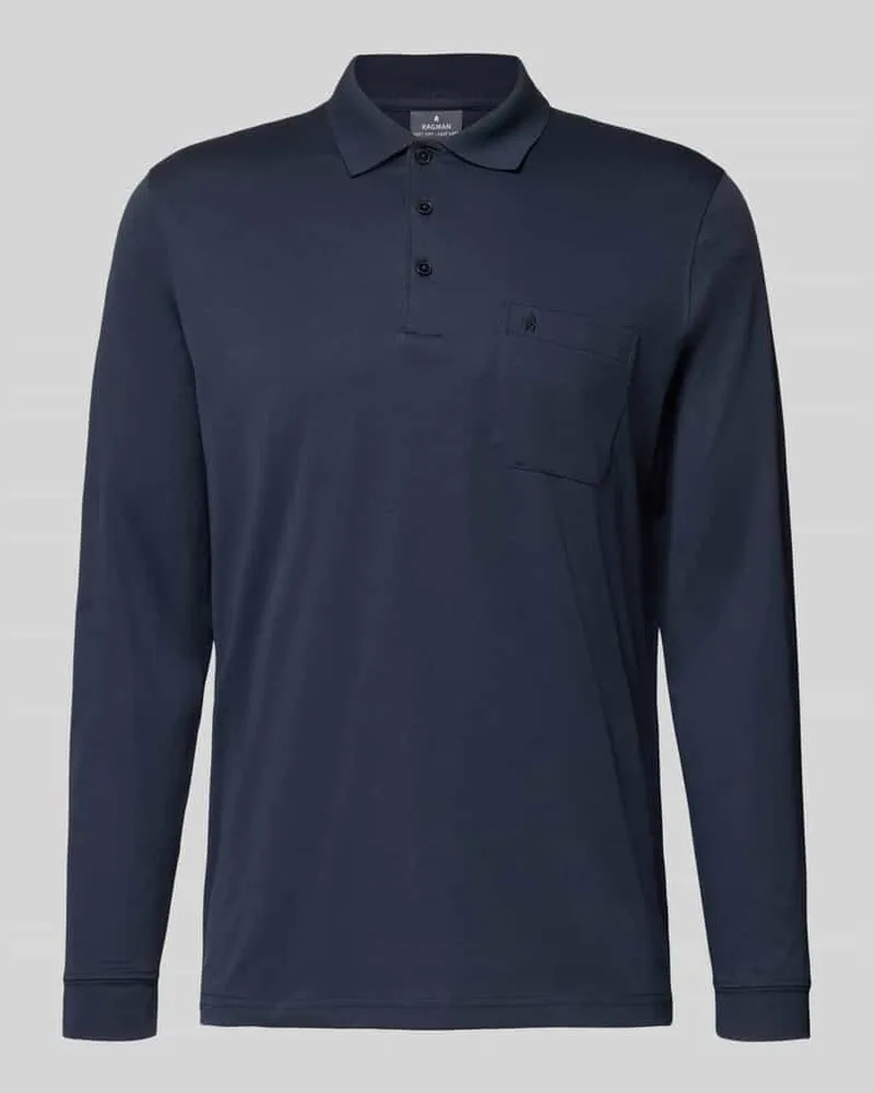 Ragman Regular Fit Poloshirt mit Brusttasche 