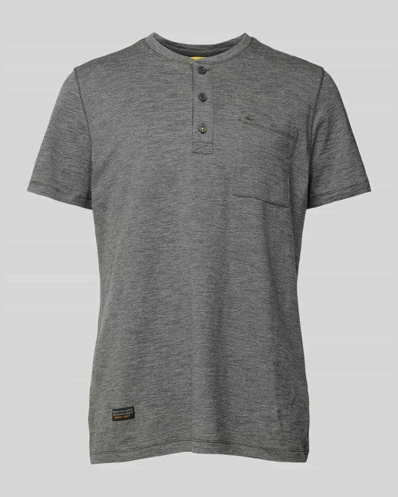 Camel Active T-Shirt mit Brusttasche 