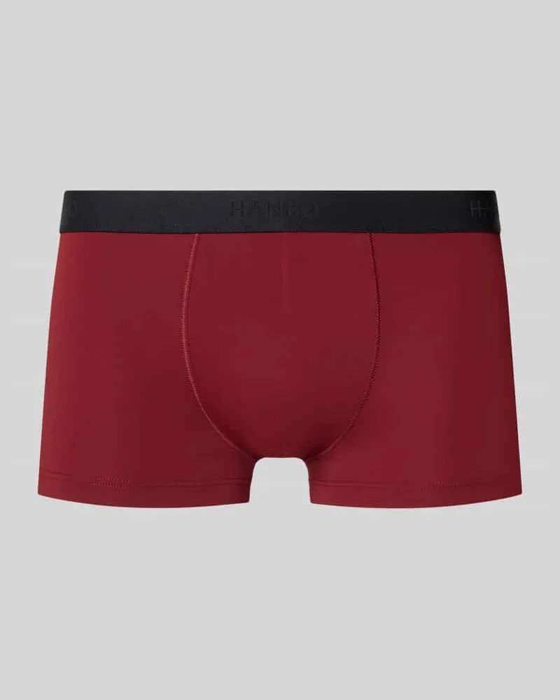 Hanro Trunks mit elastischem Logo-Bund Bordeaux