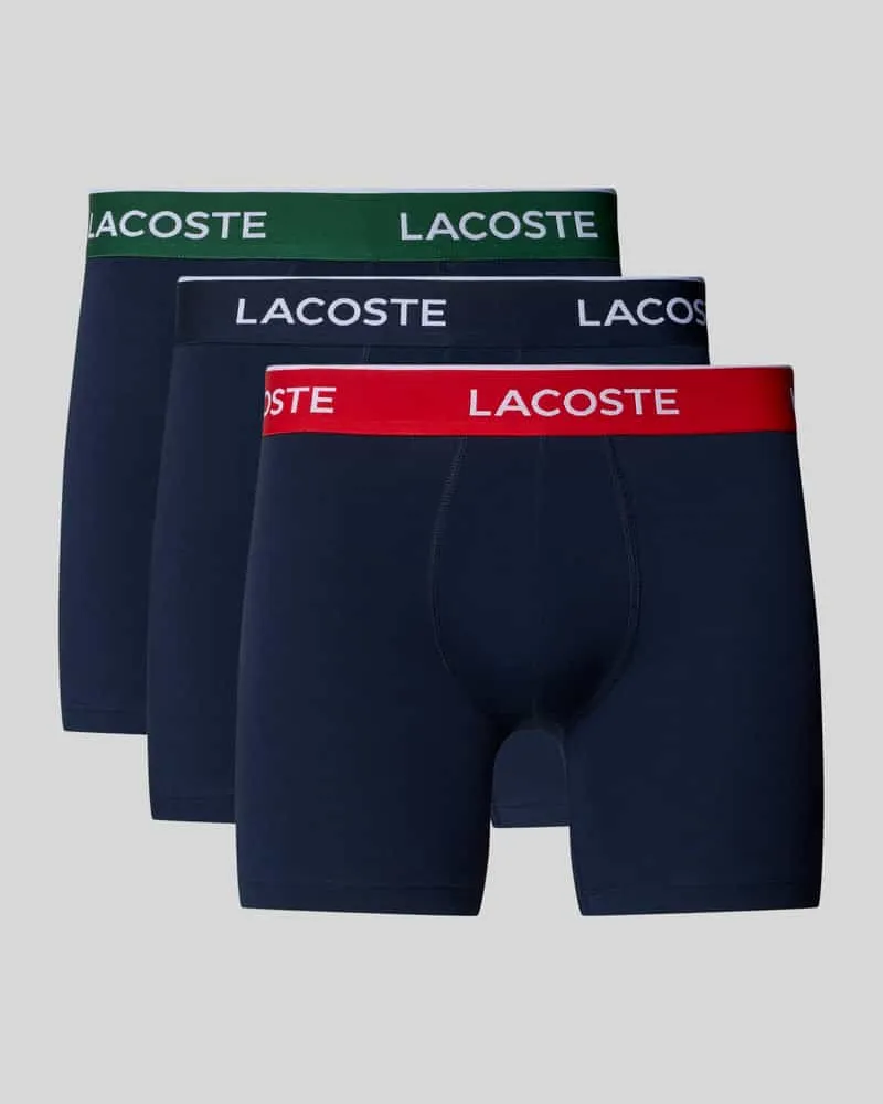 Lacoste Trunks aus Baumwoll-Mix im 3er-Pack 