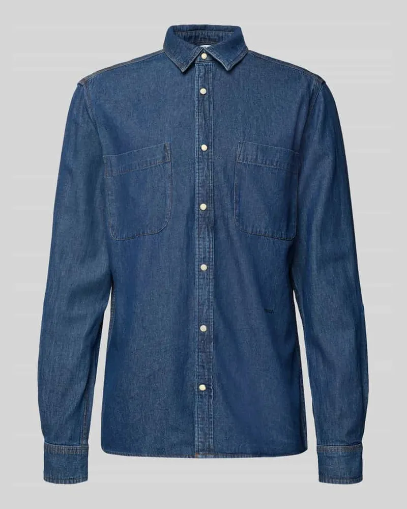 GABBA Regular Fit Jeanshemd mit Brusttaschen Modell 'Sven 