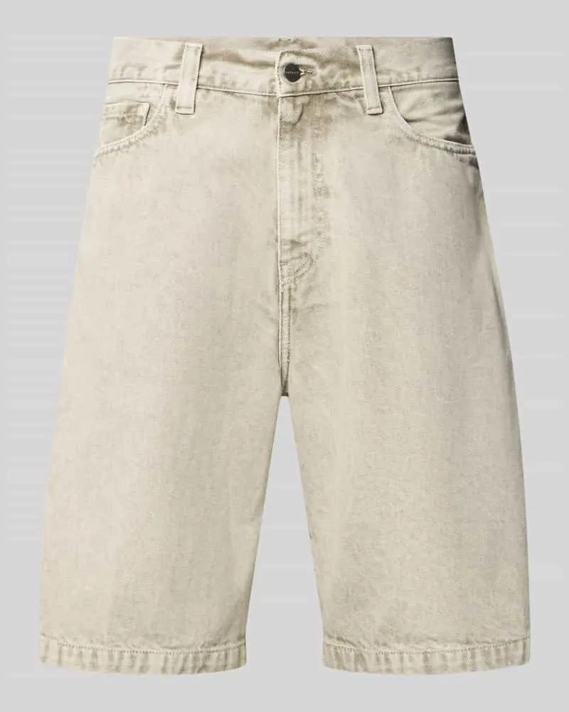 Carhartt WIP Jeansshorts mit Eingrifftaschen Modell 'Smithfield Gruen