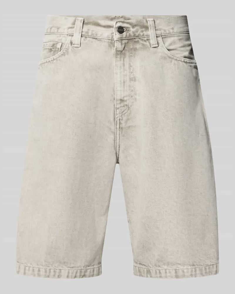 Carhartt WIP Jeansshorts mit Eingrifftaschen Modell 'Smithfield Gruen