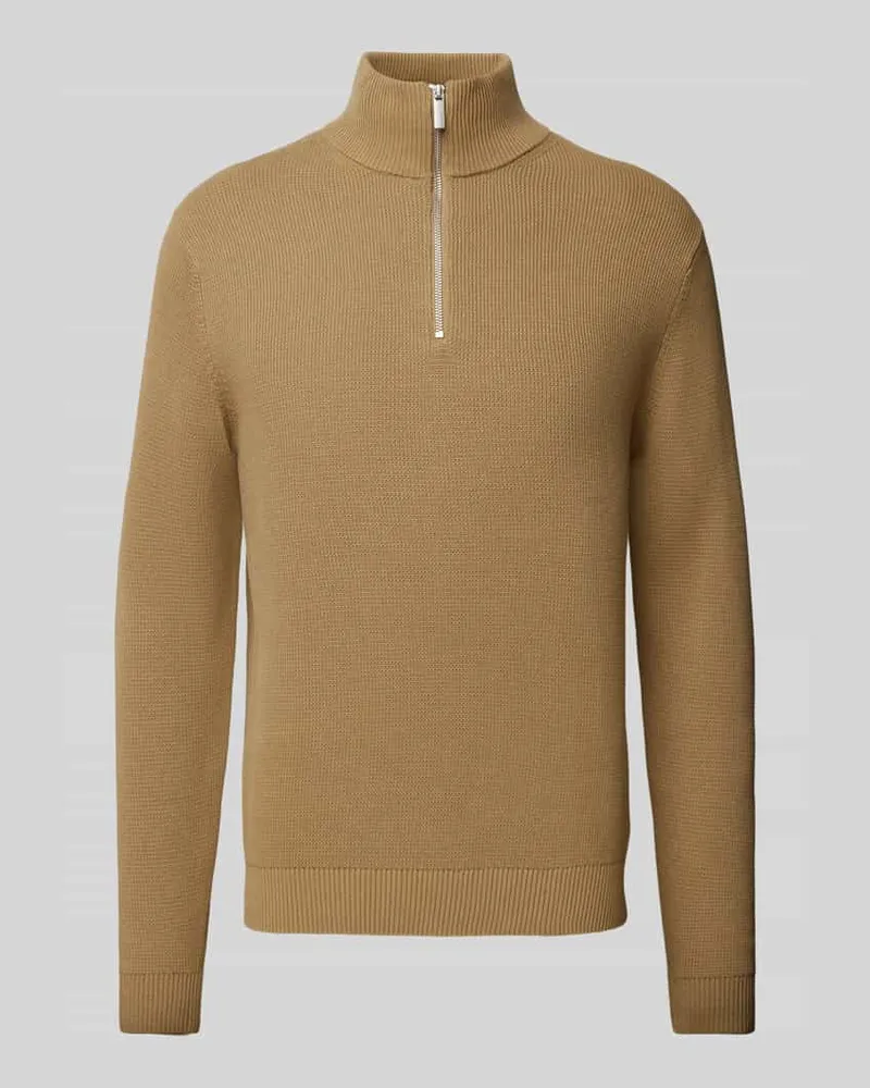 Selected Homme Strickpullover mit gerippten Abschlüssen Modell 'DANE 