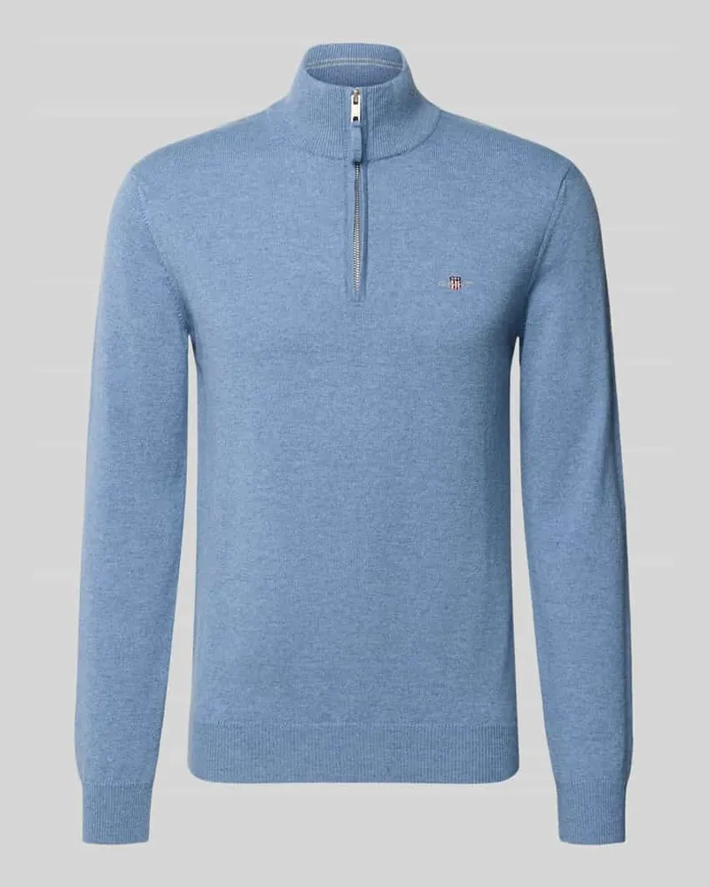 Gant Pullover aus reiner Wolle Hellblau